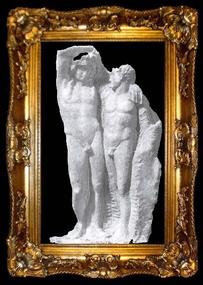 framed  unknow artist Dionysus and satyr, ta009-2